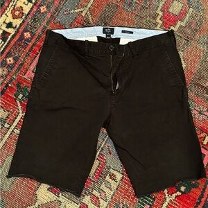 Men's Black Cutoff Shorts